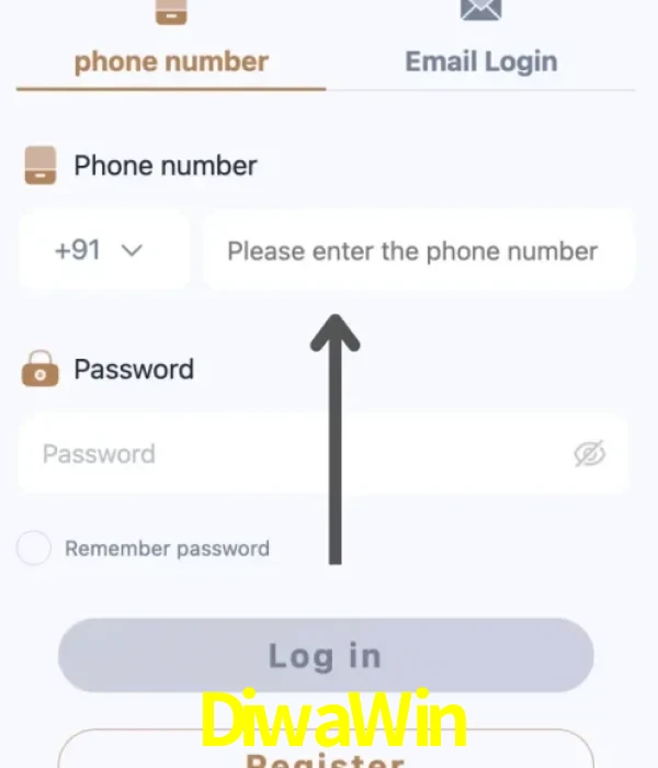 DiwaWin login